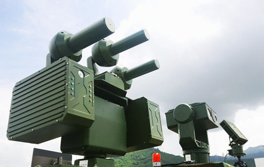 Automatisch detectieapparaat voor het detecteren van verstoringen door drones