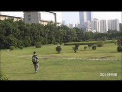 Draagbare antihommelstoorzender werkvideo, hommelblokkering, UAV-blokkering